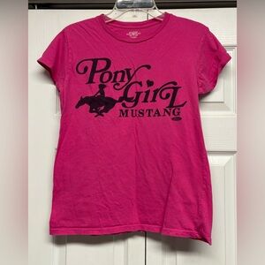 Pony Girl Mustang  Tee Youth XL or adult XS